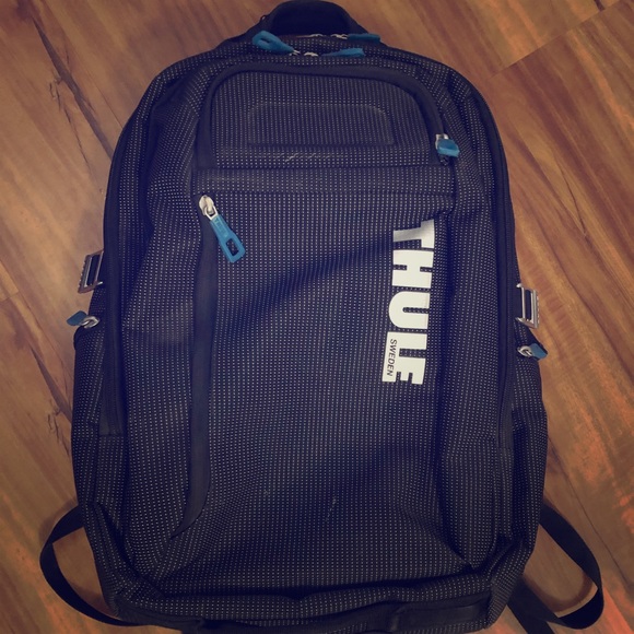 thule backpack blue